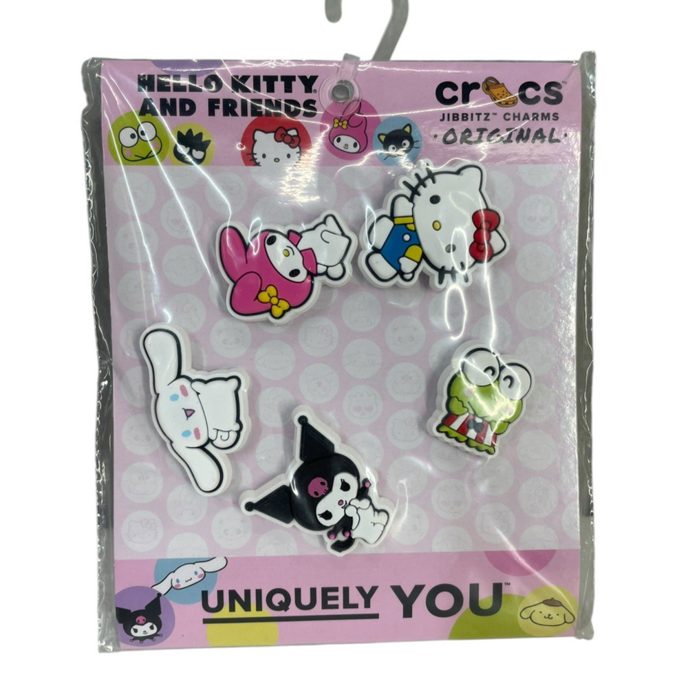 NEW Hello Kitty & Friends x Crocs Original Jibbitz Charms 5 Pack BRAND